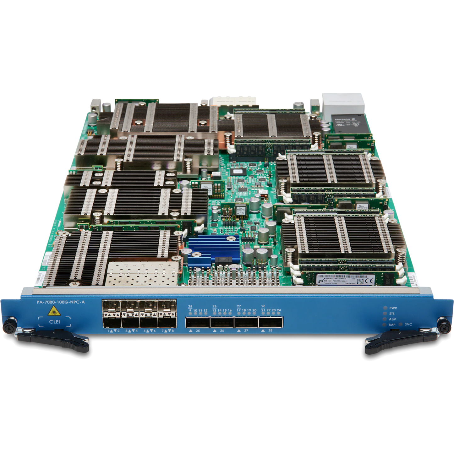PA-7000, Network Processing Card with 8xSFP/SFP+, 4xQSFP+/QSFP28, auto speed sensing all ports, 32M sessions, on site FRU